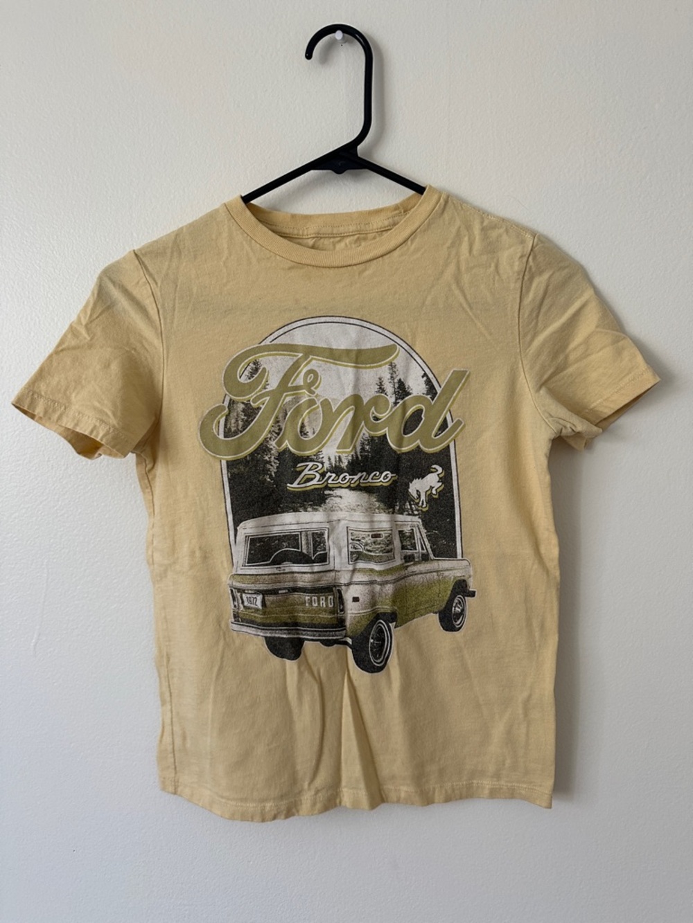 Ford Bronco Graphic Tee - Light Yellow
